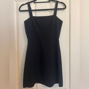 French Connection Black A-line Mini Dress